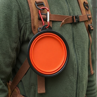 The "Hydro-Trek" Collapsible Travel Bowl